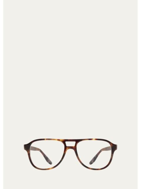 BARTON PERREIRA Men's Mirando Acetate Aviator Eyeglasses