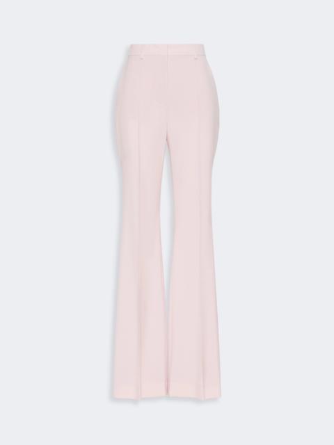 Sportmax HANGAR Natural stretch pure wool flared trousers - ANTIQUE ROSE