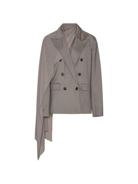 ROTATE oversized scarf blazer