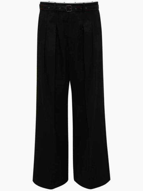 JW Anderson FRONT PLEAT WIDE LEG TROUSERS