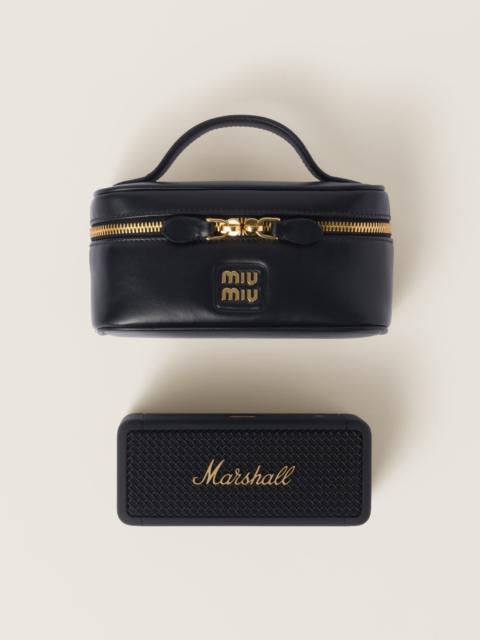 Marshall X Miu Miu speaker with leather case