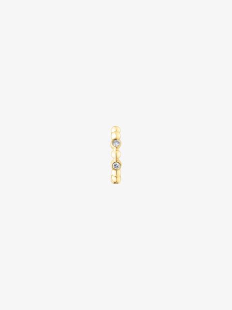 TOUS Hoop earring with 18K solid gold balls and diamonds Les Classiques