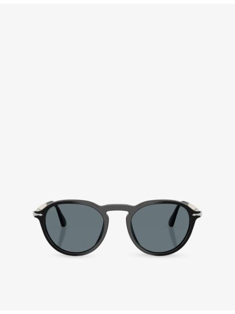 Persol PO3383S Round-Frame Acetate Sunglasses