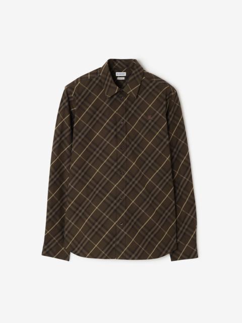 Burberry Classic Fit Check Cotton Shirt