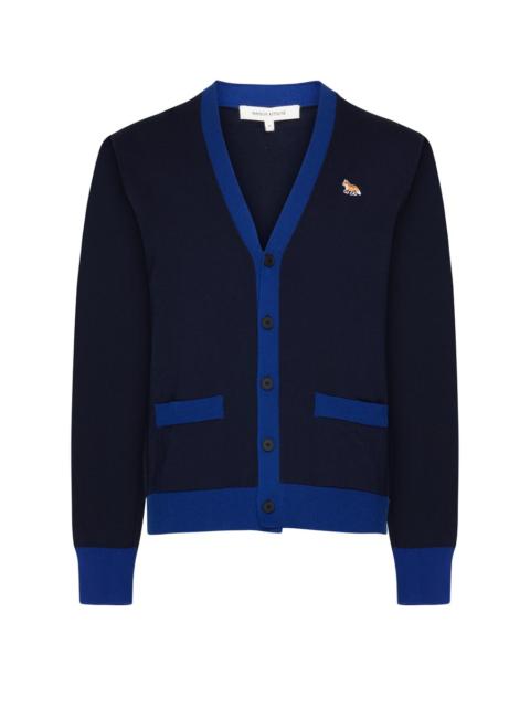 Maison Kitsuné Baby Fox logo cardigan