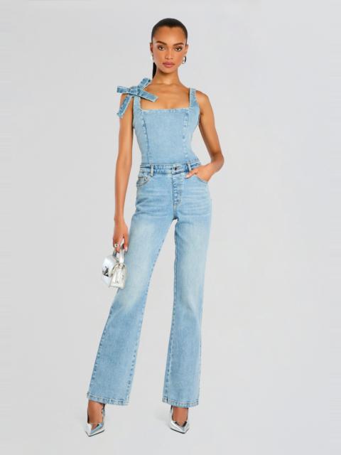 RETROFÊTE DAWSON DENIM JUMPSUIT