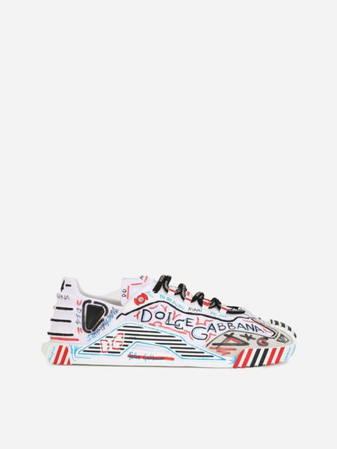 Mixed-materials Miami NS1 slip-on sneakers