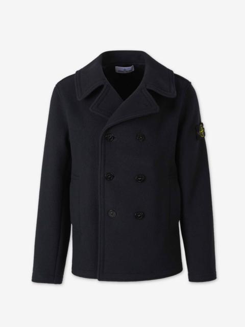 Stone Island SHORT CASHMERE WOOL COAT
