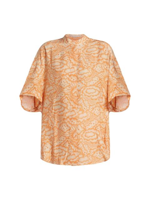 Stella McCartney cloud-print tunic shirt