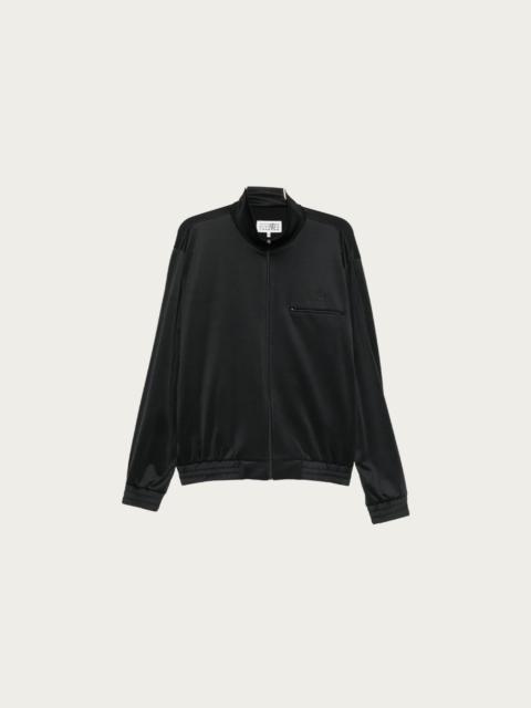 MM6 Maison Margiela Numeric Signature Track Jacket - Black