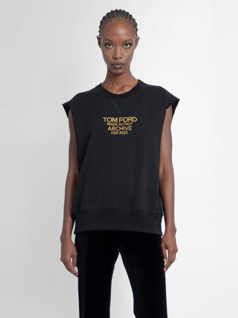 TOM FORD TOM FORD WOMAN BLACK SWEATSHIRTS