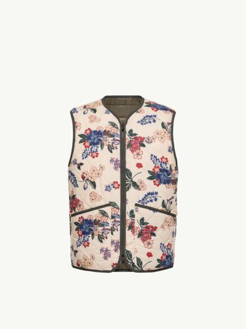 Franqui Reversible Floral Down Vest