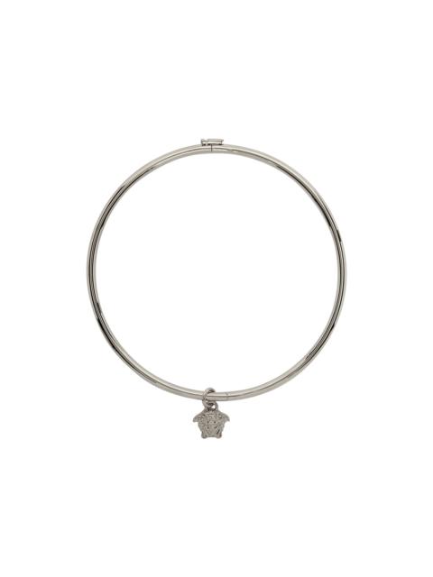 VERSACE Silver Charm Medusa Choker