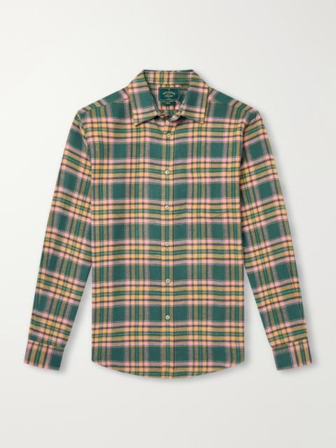 Portuguese Flannel Olivara Checked Cotton-Flannel Shirt