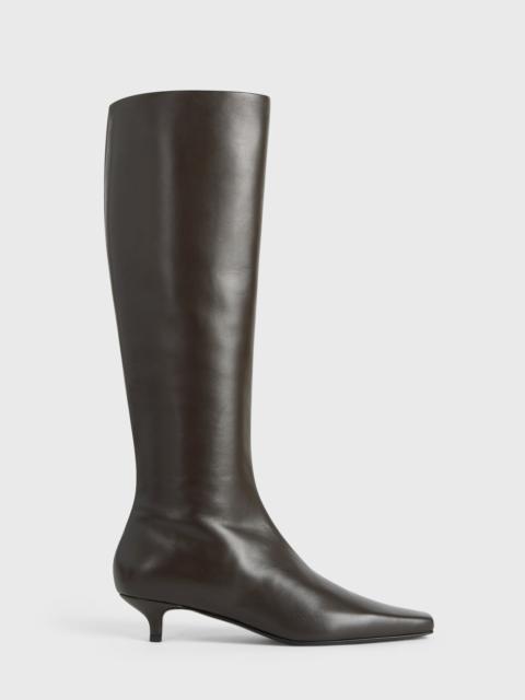 Totême The Slim Knee-High Boot bark