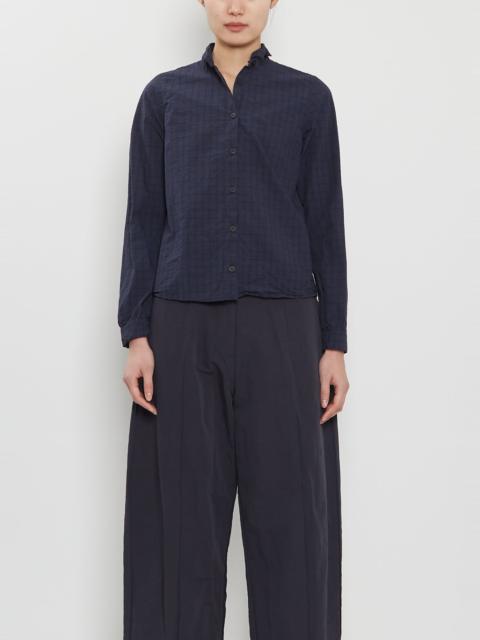 Bergfabel Tyrol Cotton Shirt — Navy Check