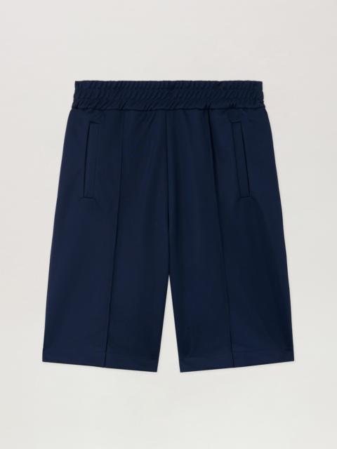 Palm Angels Back Curved Logo Track Shorts