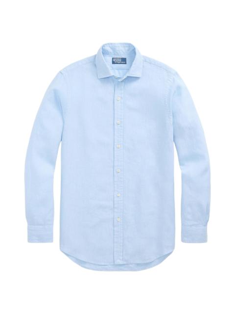 Polo Ralph Lauren Men's Classic-Fit Linen Shirt - Office Blue