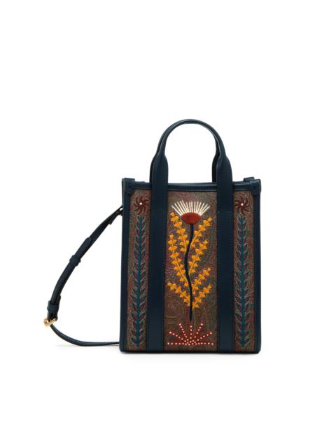 Etro Women's Arnica Extra-Small Signature Paisley Top Handle Bag - Brown