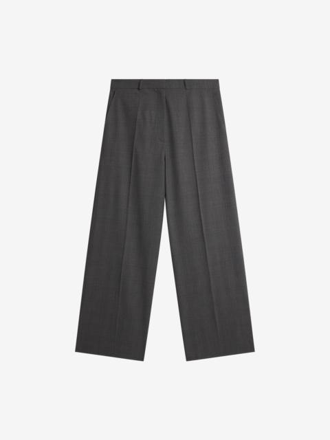 The Frankie Shop Brickell Plaid Trousers - Dark Grey