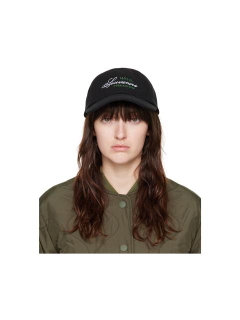 A.P.C. Black JJJJound Edition 'Hôtel Souvenirs' Cap