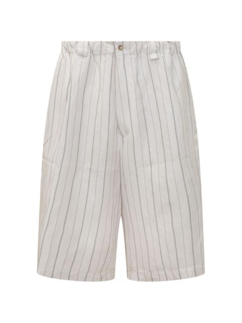 WILLY CHAVARRIA Toluca striped-pattern shorts
