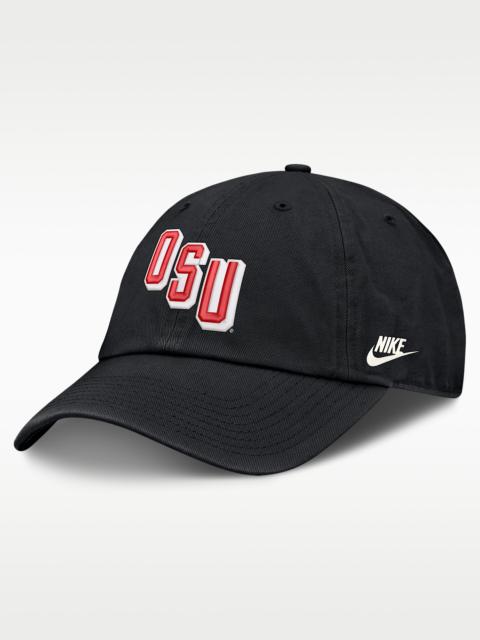 Nike Ohio State Natural Club Men's Nike College Adjustable Hat