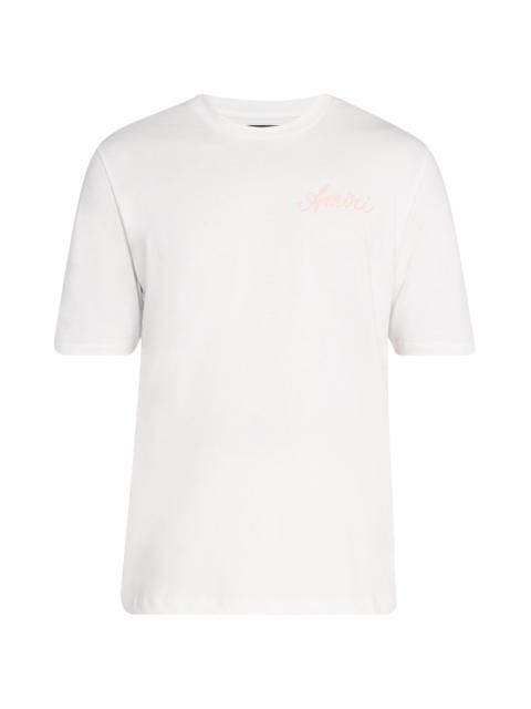 AMIRI Men's Logo Cotton T-Shirt - Orange