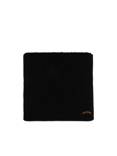 Paul & Shark ribbed-knit scarf