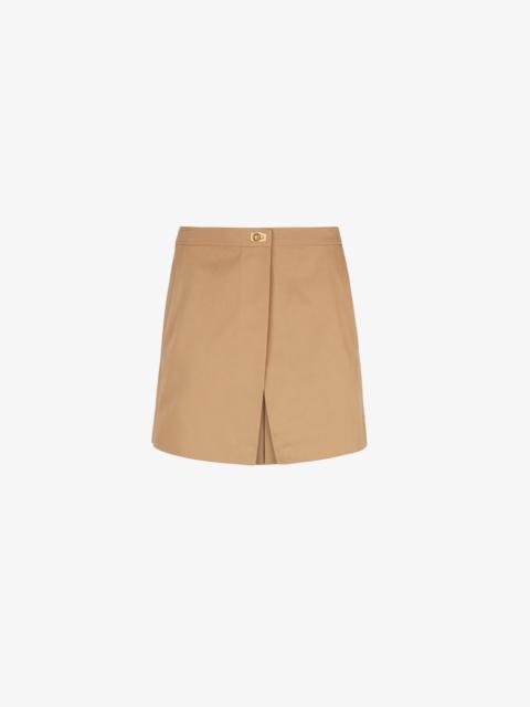 Givenchy Wrap culottes with metallic fastener