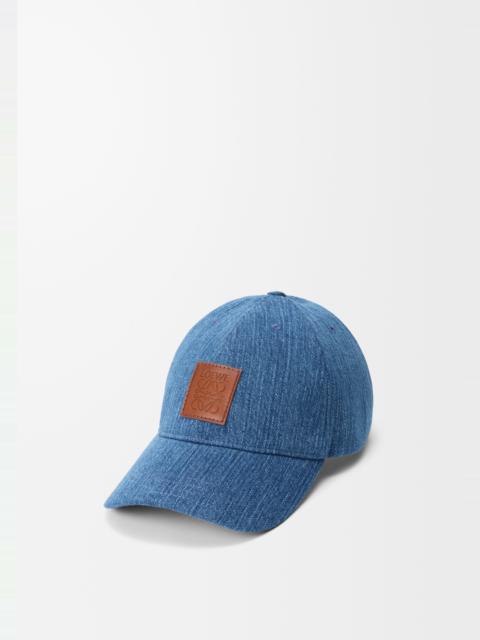 Loewe Patch cap in denim