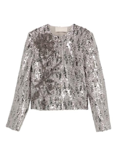 ELIE SAAB sequin-embellished jacket