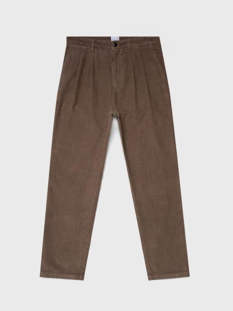 Double Pleat Corduroy Trouser