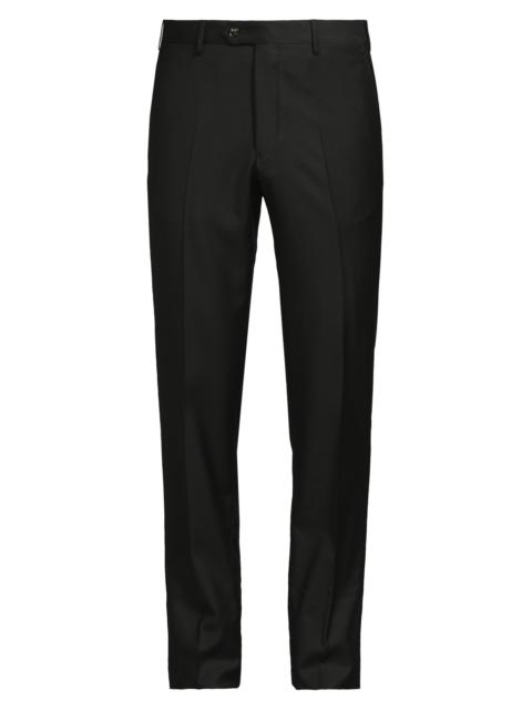 GIORGIO ARMANI Men's Crease-Front Virgin Wool Trousers - Night Sky