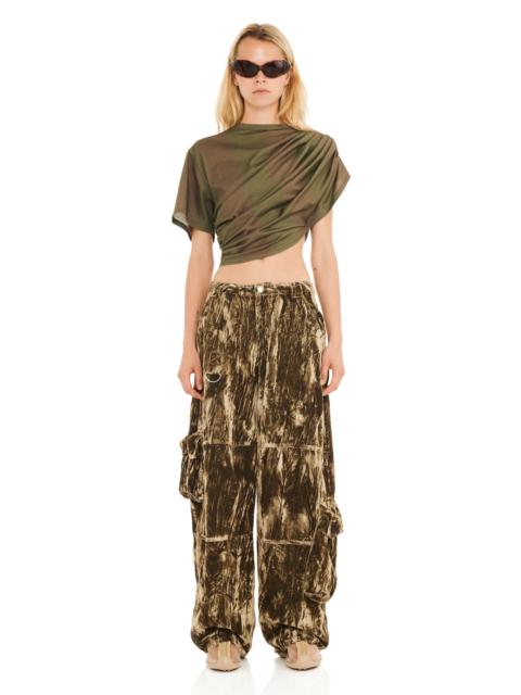 Collina Strada LAWN CARGO PANT MOSS VELVET