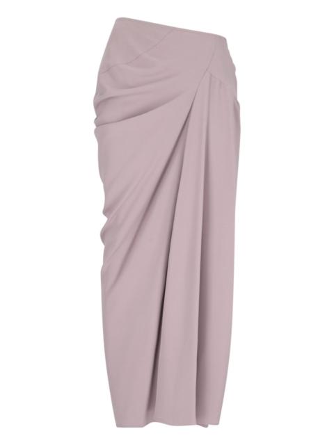 DRAPED MAXI SKIRT