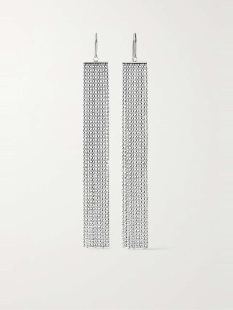 Isabel Marant Beautiful Love silver-tone crystal earrings