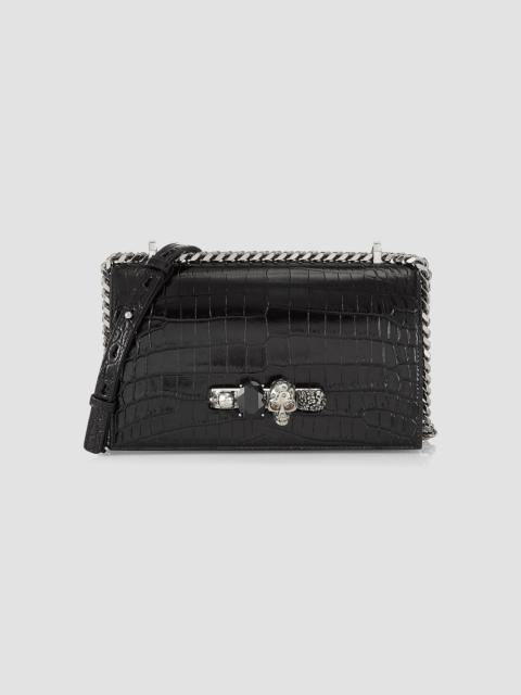 Alexander McQueen Women's Jewelled Satchel In Leather - Black