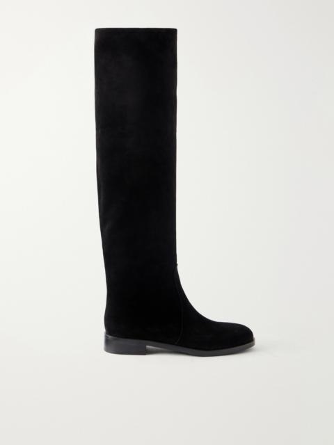 Gianvito Rossi Zayne 20 Suede Over-the-knee Boots