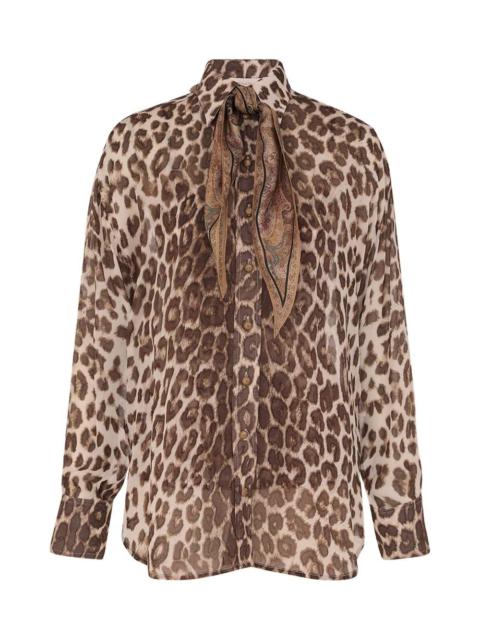Zimmermann ILLUSTRATION LEOPARD SHIRT