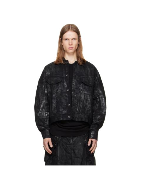 Julius Black Coated DK Denim Jacket