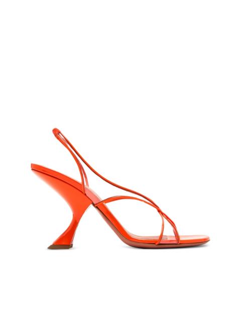 Amina Muaddi 90mm sculpted-heel sandals