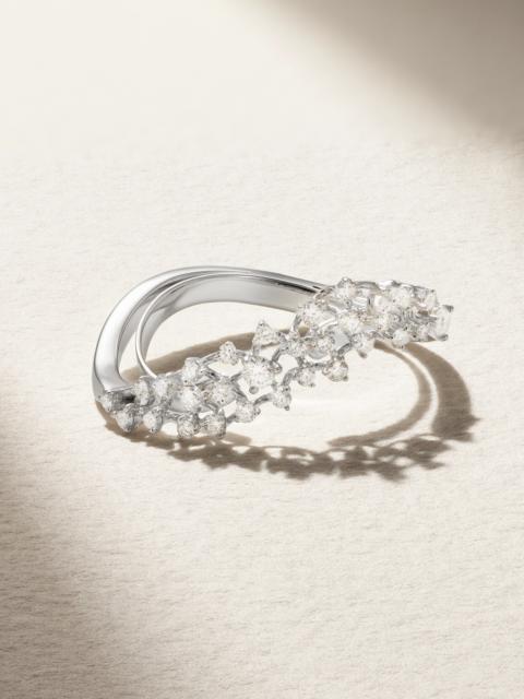 ANANYA Scatter 18-karat White Gold Diamond Ring