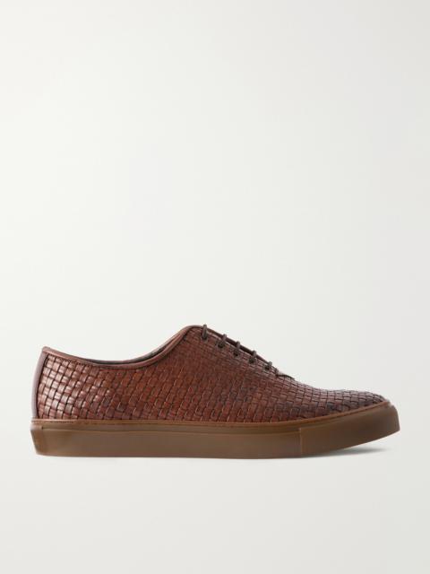 Grenson Mie Woven Leather Sneakers