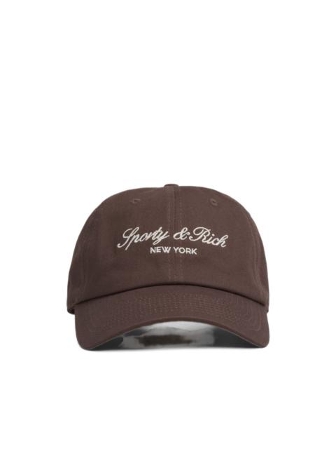 Sporty & Rich Maeve Vendome Script baseball cap