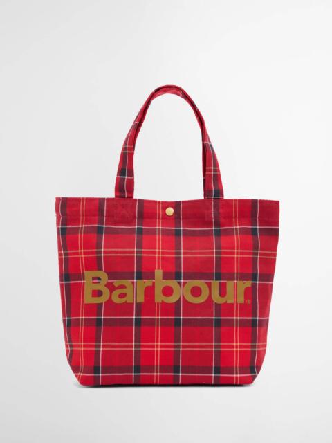 Barbour Mini Telfield Tartan Tote