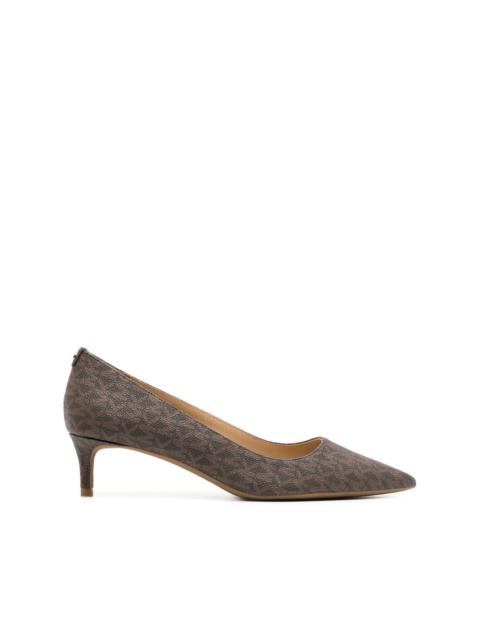 MICHAEL KORS Alina 50mm monogram-print pumps