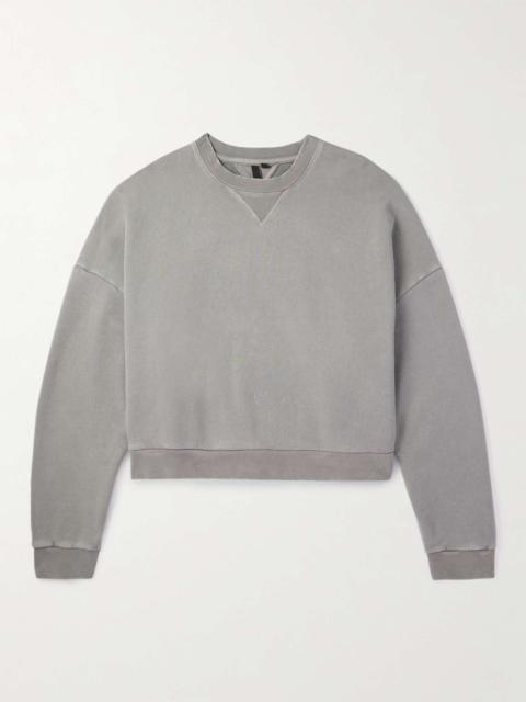 Enzyme-Washed Cotton-Jersey Sweatshirt