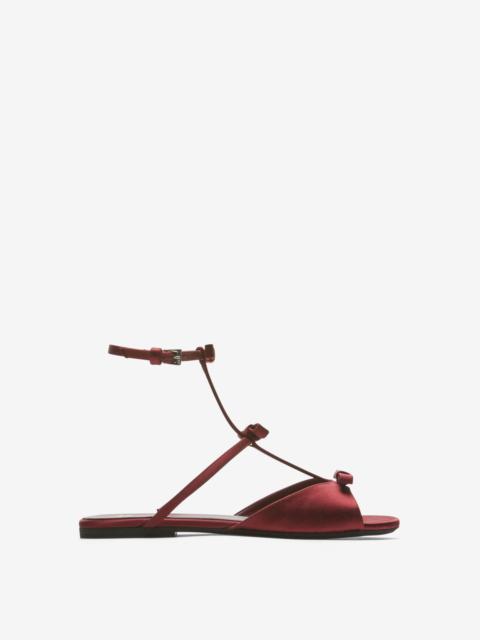 N°21 BOW-DETAIL FLAT SANDALS