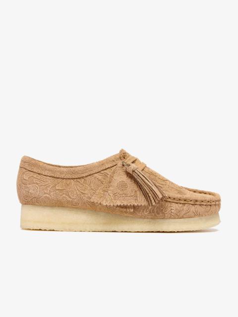 Clarks Originals Wallabee Light Tan Embossed